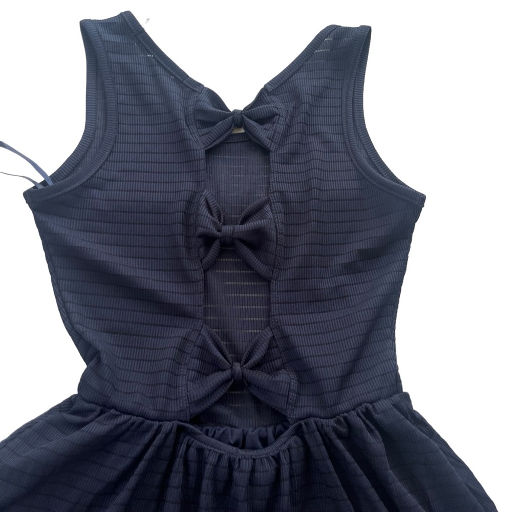 Ocean Drive Junior’s Size Medium Navy Sleeveless Sheer Bow Back Tank Dress A1046 - Picture 11 of 15